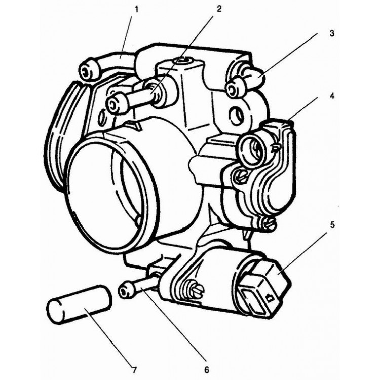 Дроссельная заслонка приора 16 клапанов схема